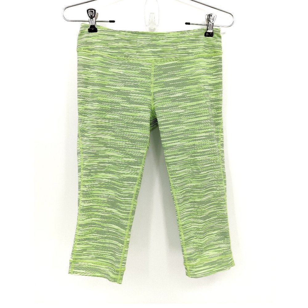 Zella Girl Green Ice Sonic Spacedye Crop Legging